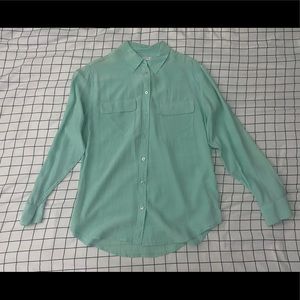 Equipment silk shirt - mint color